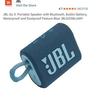 JBL Go 3 Bluetooth Speaker - Teal